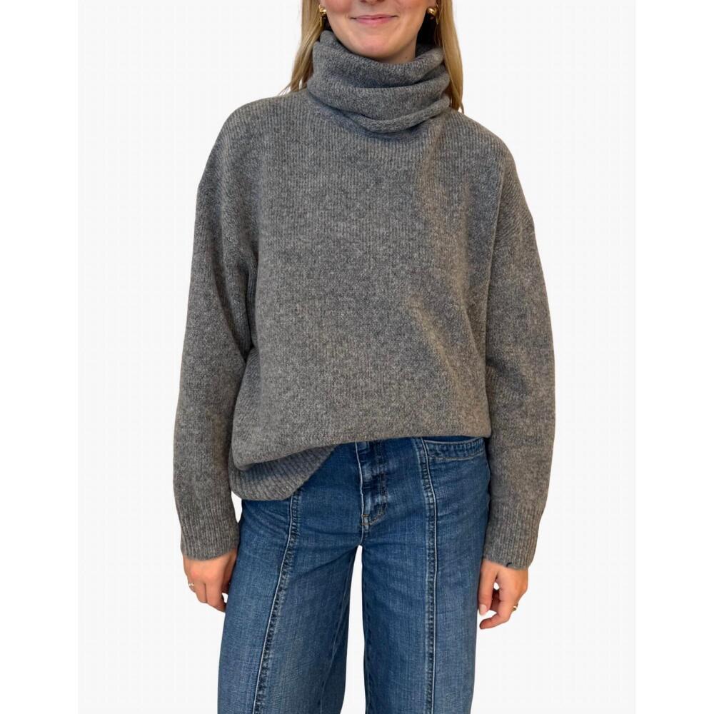 NEW ESTHEME quinn turtleneck sweater in pyrite